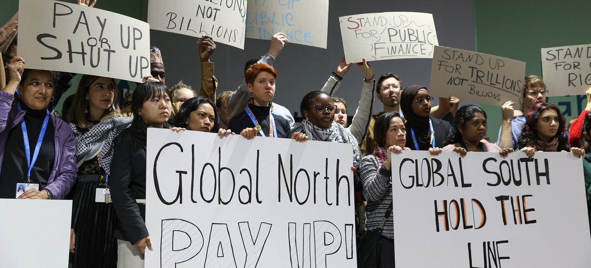 COP 29 activists