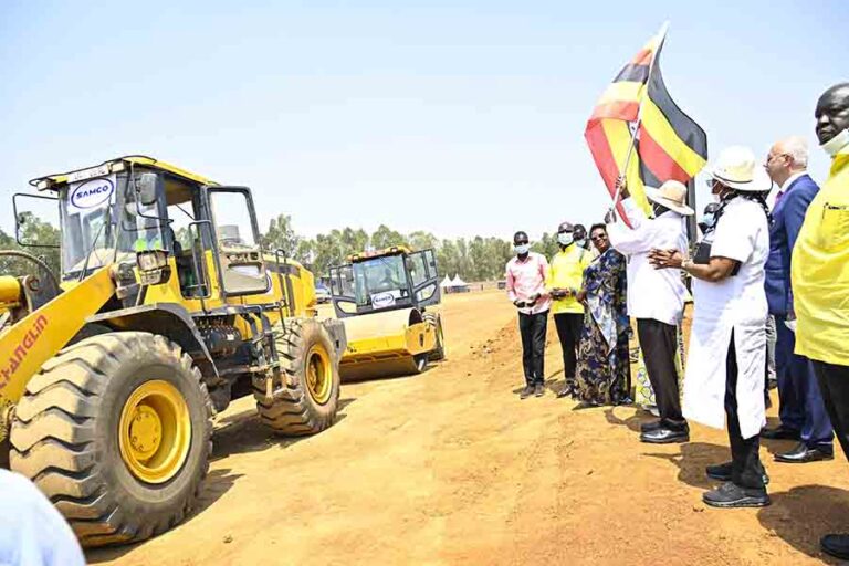 Museveni flags off construction of Akii-Bua Olympic Stadium