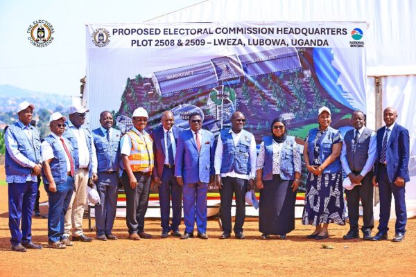 Electoral Commission breaks ground on new headquarters in Lweza