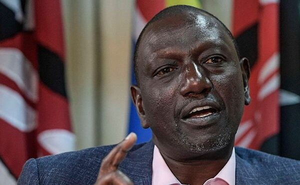 President Ruto tells police to shoot protestors “in the leg”