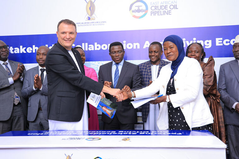 EACOP, Buganda sign deal to boost tree planting along oil pipeline