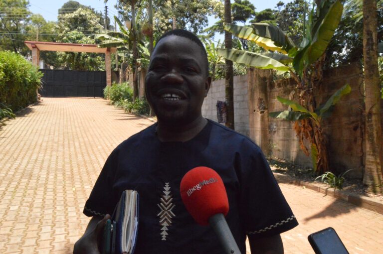 DF’s Robert Mukiibi goes after Kawalya in Lubaga North