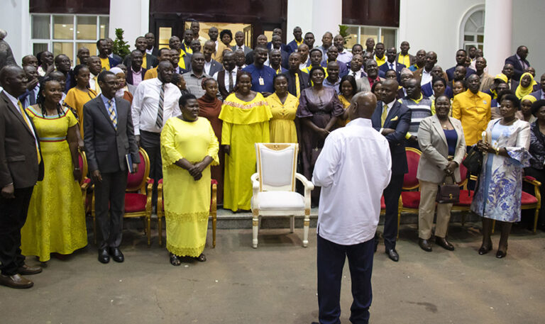 “Not supporting NRM is very risky,” Museveni tells Buganda party cadres