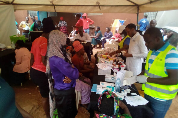 Rotary Club treats more than 500 residents in Katanga