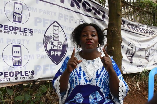 PFF’s Nabatanzi accuses NRM operatives of destroying opposition posters in Wakiso