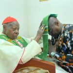 Cardinal Wamala bless Matia-Lwanga Bwanika who wants to be elected in Busiro South