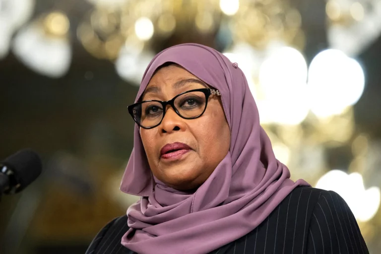 President Suluhu’s grip on power has been shaken by unprecedented protests