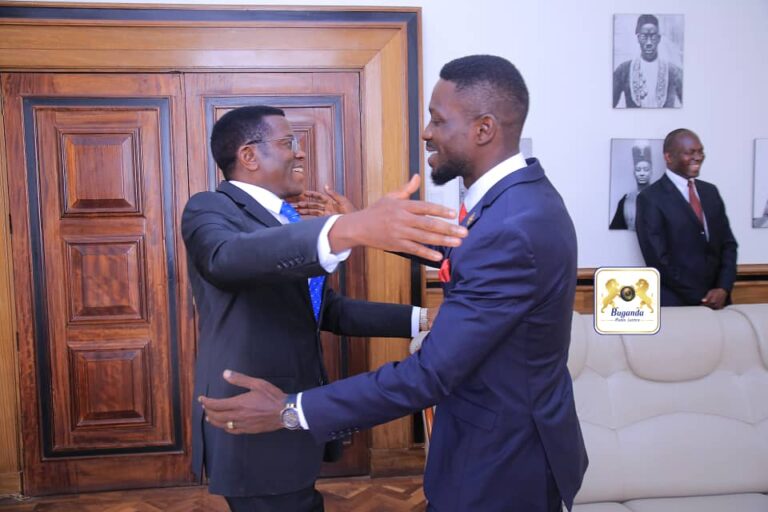 Bobi Wine seeks Katikkiro Mayiga’s blessings