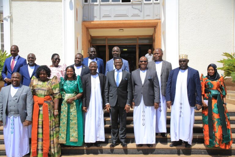Katikkiro Mayiga meets Mpuuga, blesses Democratic Front